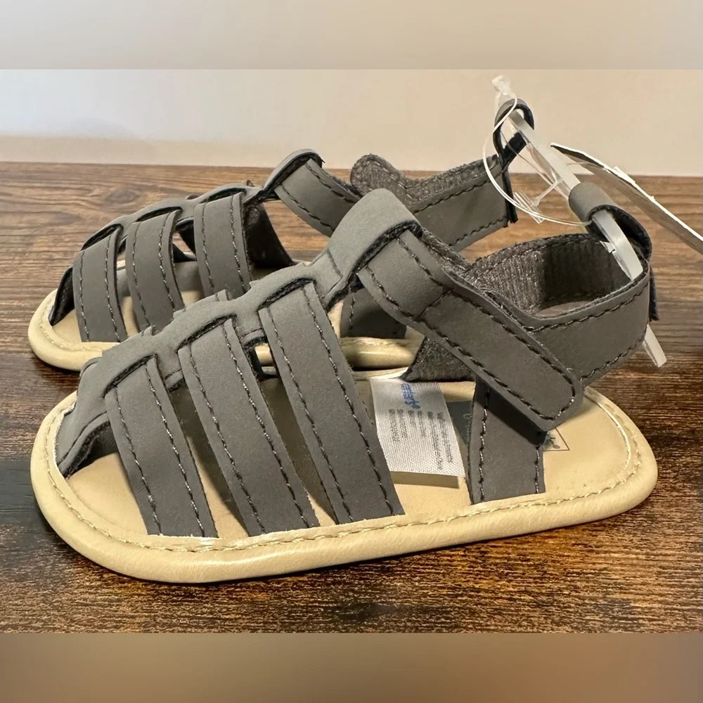 Carters Lot Of 2 Pairs Baby Boy Shoes/Sandals NWT Size 1 (0-3 months )